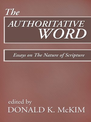 cover image of The Authoritative Word